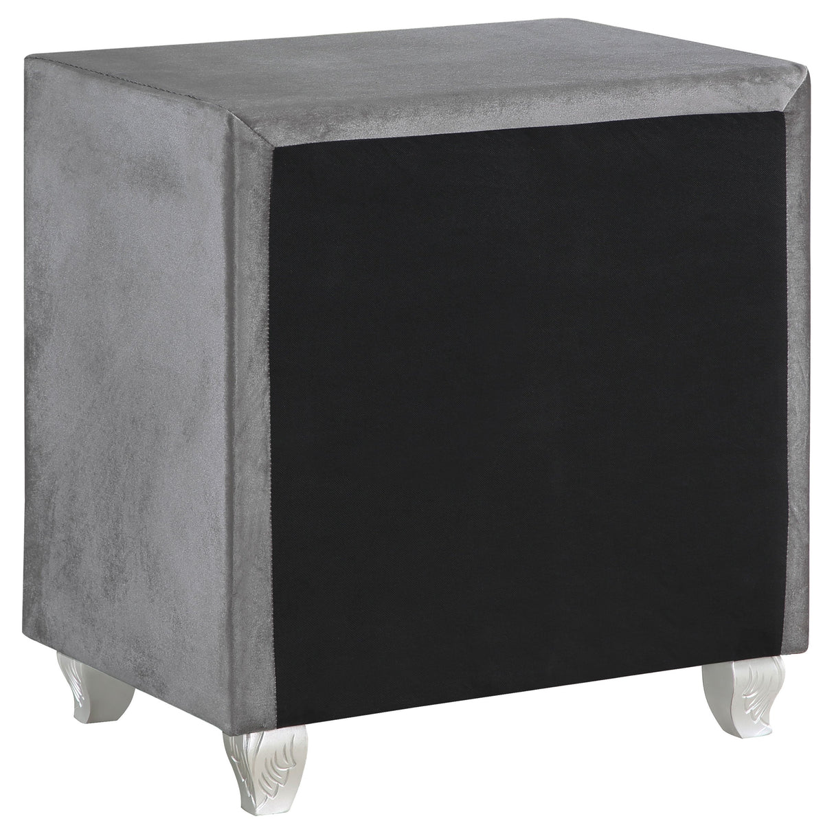 Deanna 2-drawer Rectangular Nightstand Grey