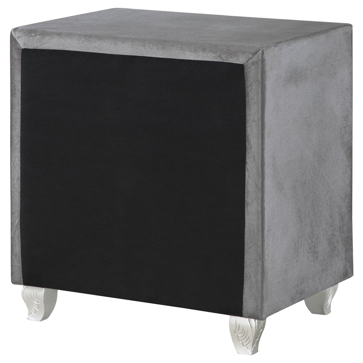 Deanna 2-drawer Rectangular Nightstand Grey