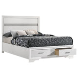 Miranda  2-drawer Storage Bed White