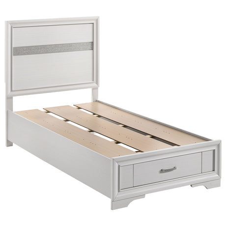 Miranda  2-drawer Storage Bed White