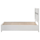 Miranda  2-drawer Storage Bed White