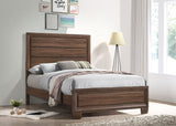 Brandon  Panel Bed Medium Warm Brown