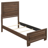 Brandon  Panel Bed Medium Warm Brown