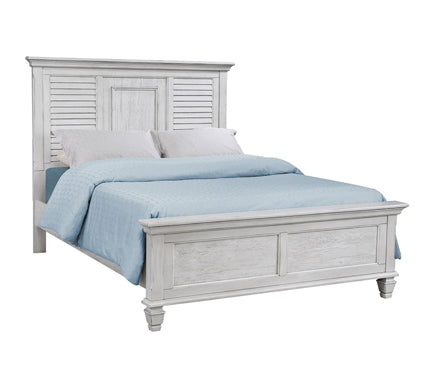 Franco  Panel Bed Antique White