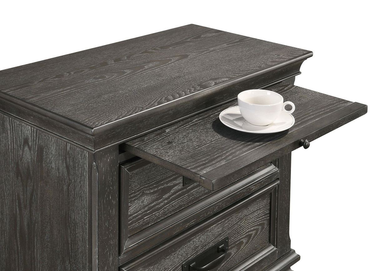 Franco 2-drawer Nightstand Weathered Sage