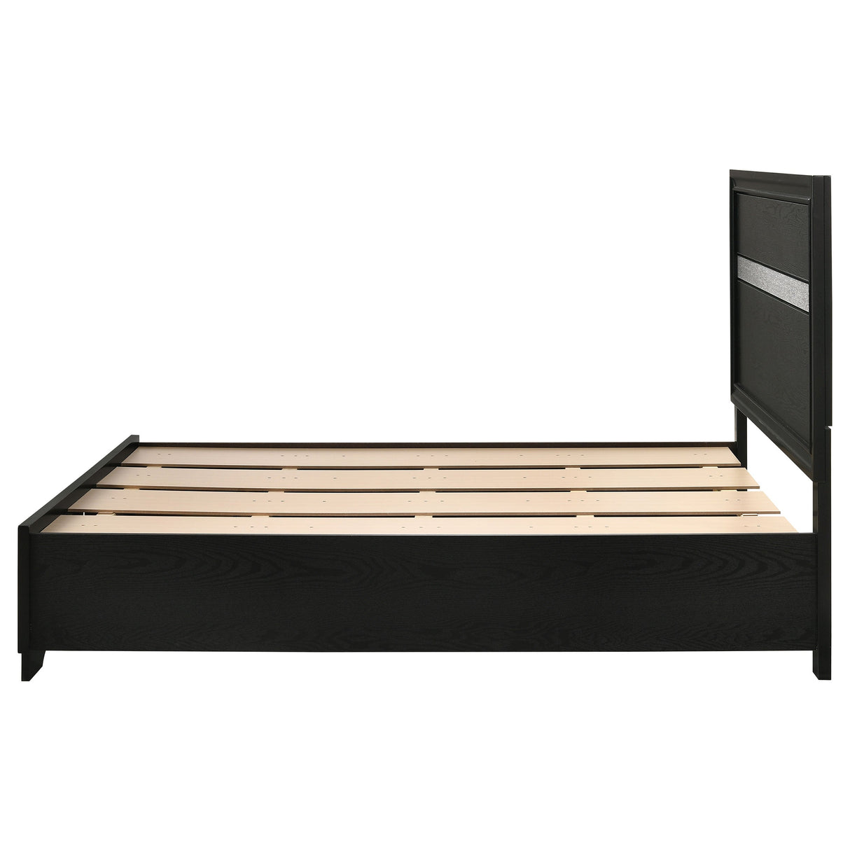 Miranda  2-drawer Storage Bed Black