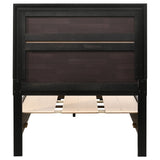 Miranda  2-drawer Storage Bed Black