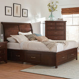 Barstow Queen Storage Bed Pinot Noir