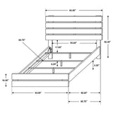 Brantford  Panel Bed Barrel Oak