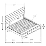 Brantford  Storage Bed Coastal White