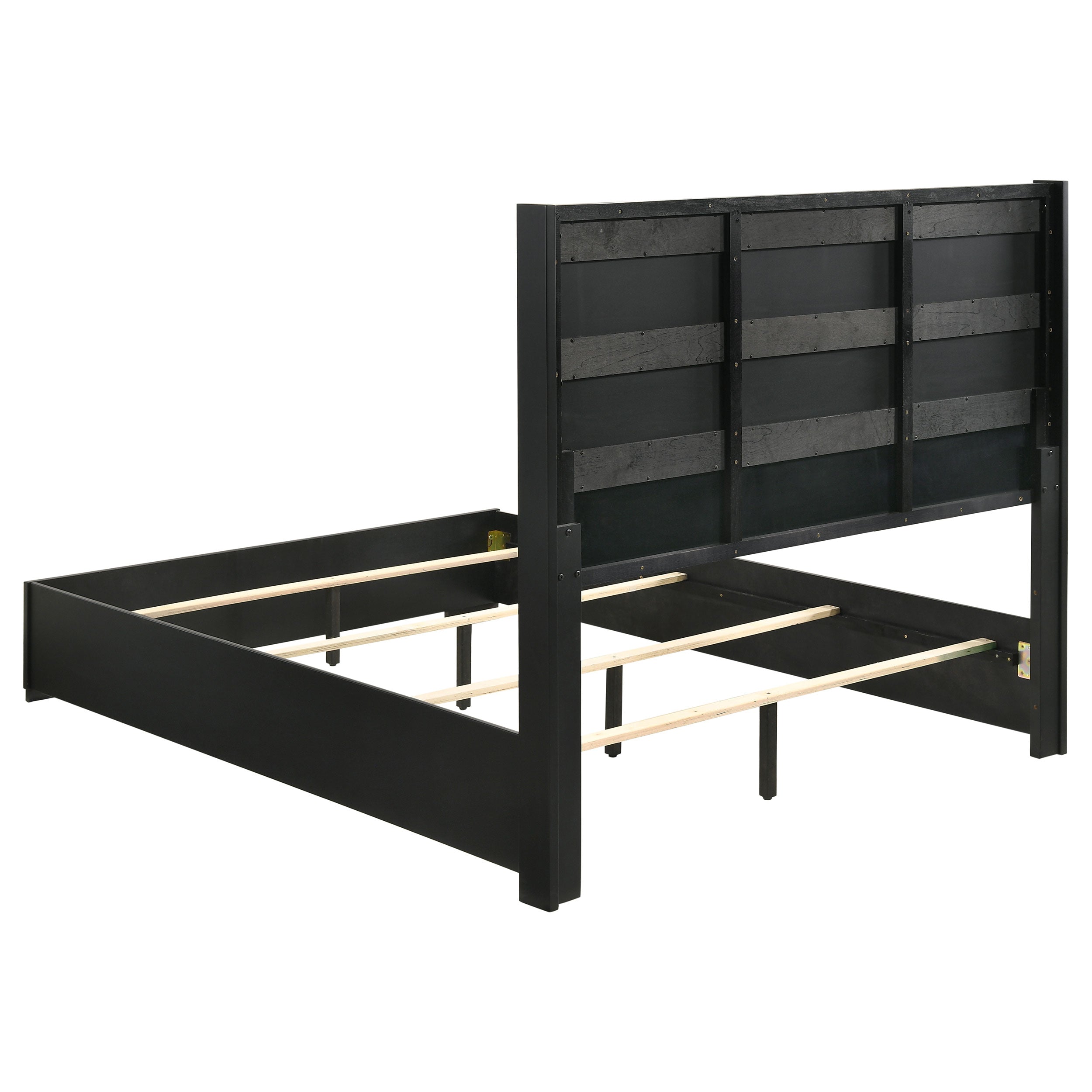 Blacktoft  Panel Bed Black