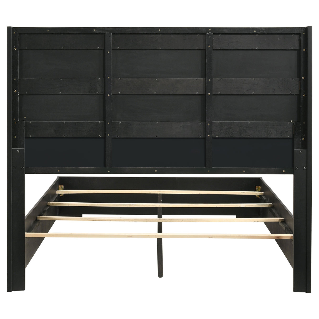 Blacktoft  Panel Bed Black