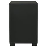 Blacktoft 2-drawer Nightstand Black