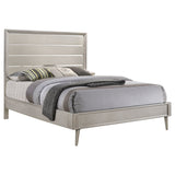 Ramon Wood Queen Panel Bed Metallic Sterling