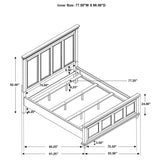 Bennington Rectangular Bed Acacia Brown