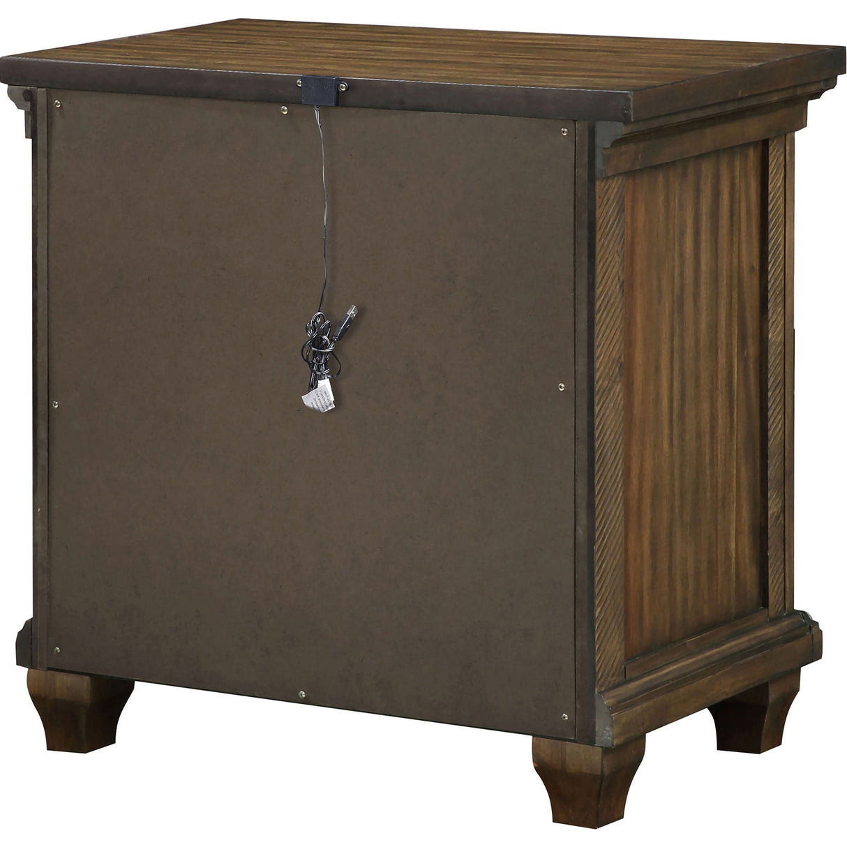 Bennington Rectangular 2-drawer Nightstand Acacia Brown