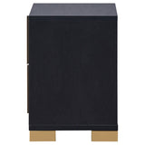 Marceline 2-drawer Nightstand Black