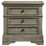 Manchester 3-drawer Nightstand Wheat