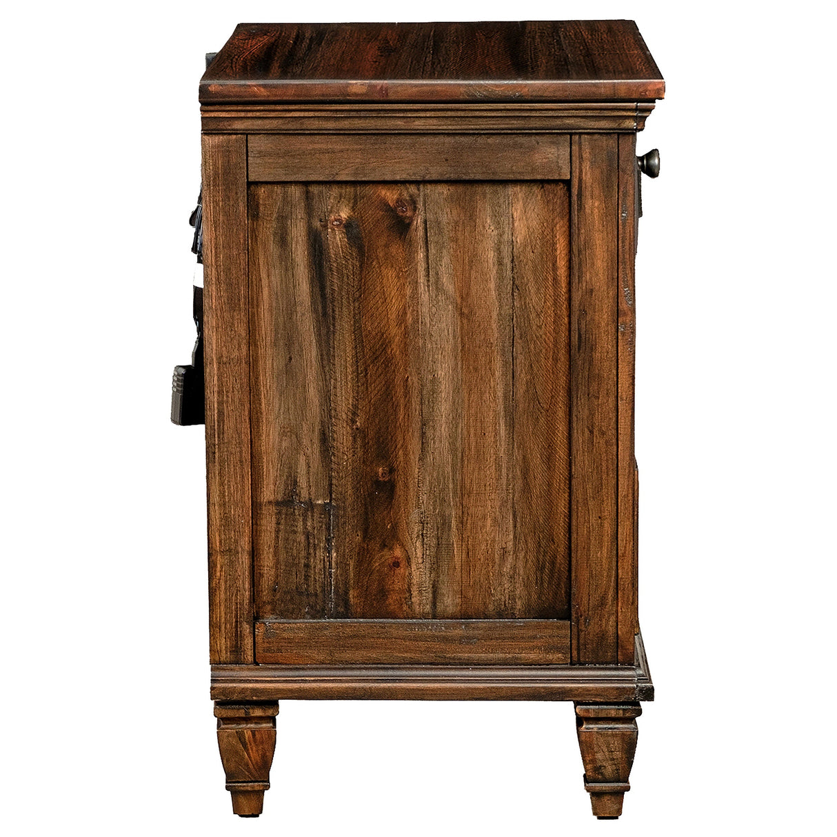 Avenue 3-drawer Nightstand Weathered Burnished Brown