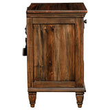 Avenue 3-drawer Nightstand Weathered Burnished Brown