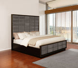 Durango  Upholstered Bed Smoked Peppercorn and Grey