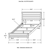 Dewcrest Queen Panel Bed Caramel and Licorice