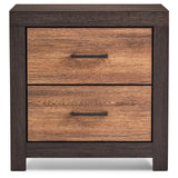 Dewcrest 2-drawer Nightstand Caramel and Licorice