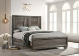 Janine  Panel Bed Grey