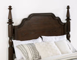 Andover 63-inch Four Poster  Bed Dark Oak