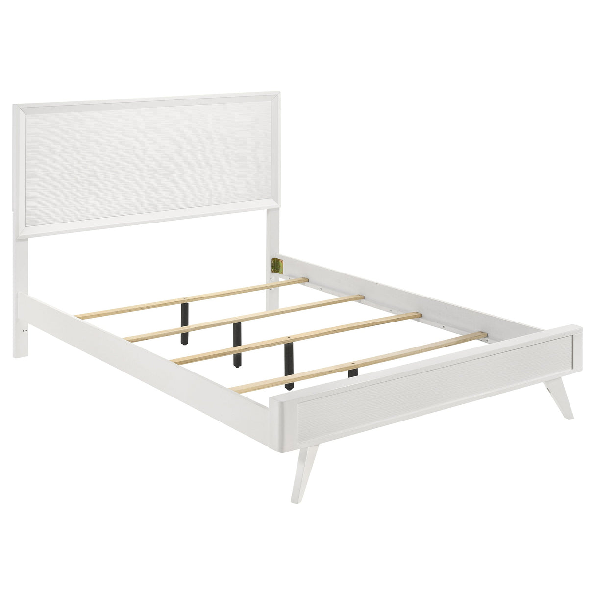 Janelle  Panel Bed White