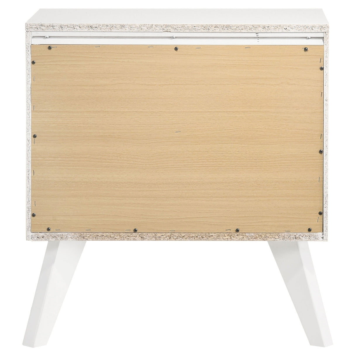 Janelle 2-drawer Nightstand White