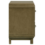 Amsbury 2-drawer Nightstand Bedside Table Nutmeg