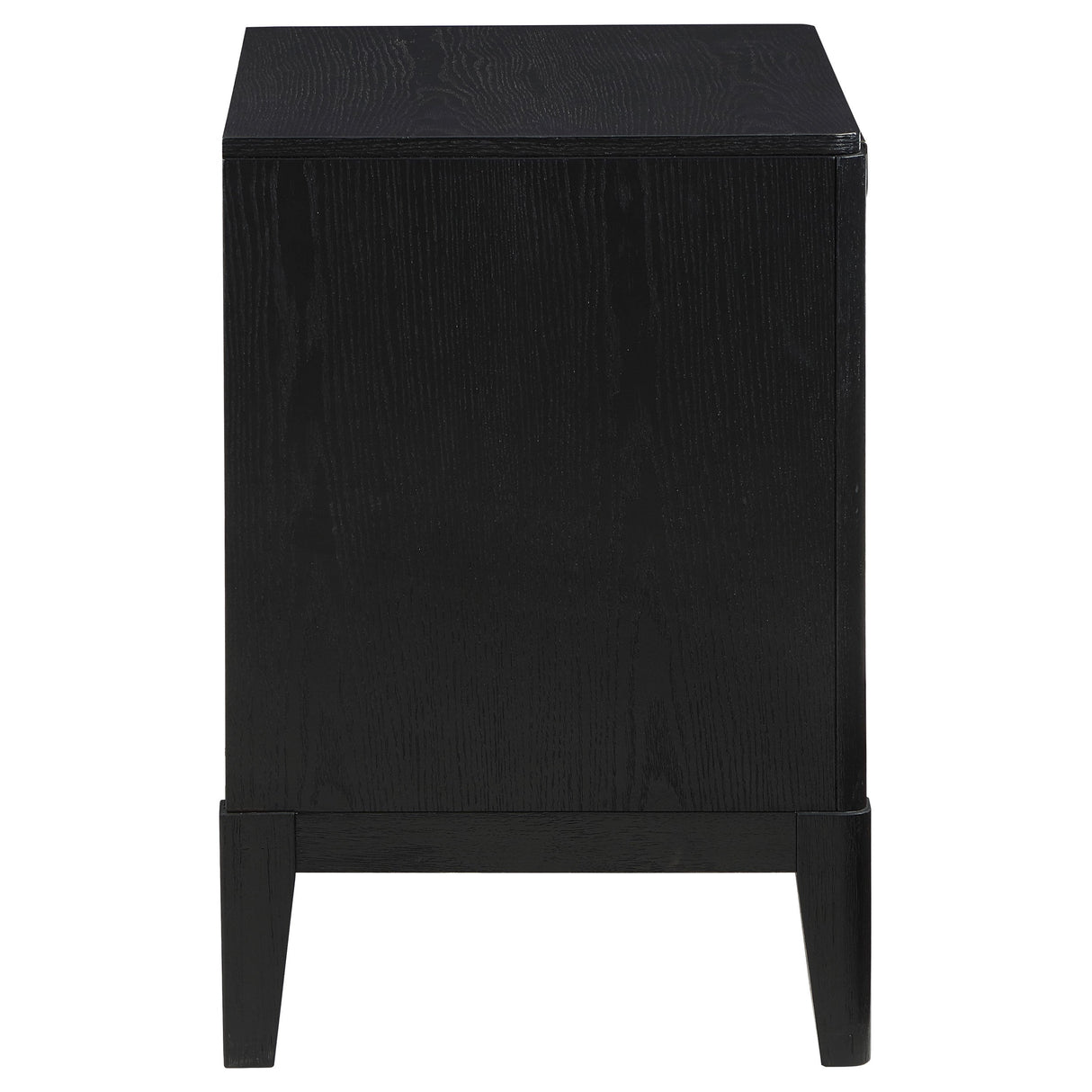 Brookmead 2-Drawer Nightstand Black