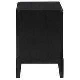 Brookmead 2-Drawer Nightstand Black