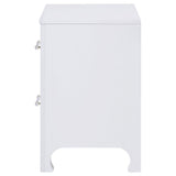 Anastasia 2-drawer Nightstand Bedside Table Pearl White