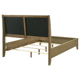 Granada Upholstered  Panel Bed Natural Pine