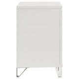 Marmore 2-drawer Nightstand Bedside Table White