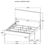 Kaywood 51-inch  Panel Bed Natural Pine