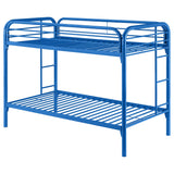 Morgan Twin Over Twin Bunk Bed Blue