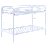 Morgan Twin Over Twin Bunk Bed White