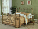 Sydney  Bed Antique Brushed Gold