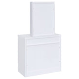 Harvey 2-piece Vanity Set with Lift-Top Stool White