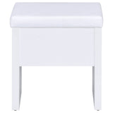 Harvey 2-piece Vanity Set with Lift-Top Stool White