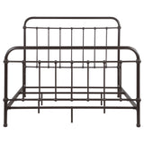 Livingston  Panel Metal Bed Dark Bronze