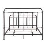 Livingston  Panel Metal Bed Dark Bronze