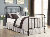 Livingston  Panel Metal Bed Dark Bronze