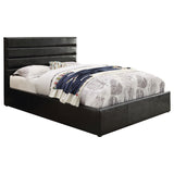 Riverbend  Upholstered Storage Bed Black