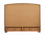 Laughton Hand-Woven Banana Leaf  Headboard Amber