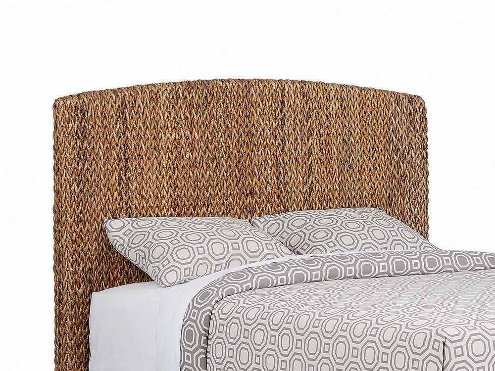 Laughton Hand-Woven Banana Leaf  Headboard Amber