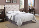 Devon Tufted Upholstered  Headboard Beige